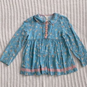 Matilda Jane Blue Bird Blouse Sz 12